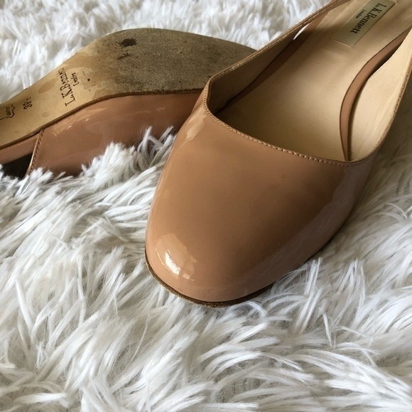 LK Bennett Fawn Chloe Slingback Patent Heels - Picture 5 of 13